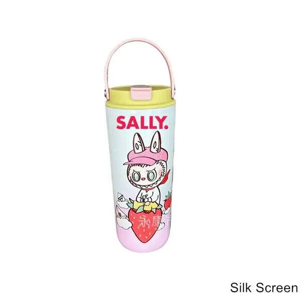 25 oz LABUBU Cartoon Stainless Steel Straw Tumbler W/ Handle