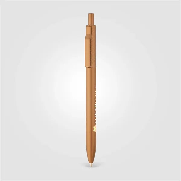 Vale Recycled Plastic Diamond Textured Metallic Pen-ColorJet