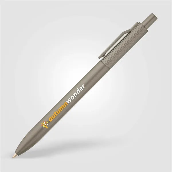 Vale Recycled Plastic Diamond Textured Metallic Pen-ColorJet