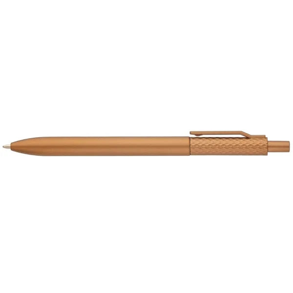Vale Recycled Plastic Diamond Textured Metallic Pen-ColorJet