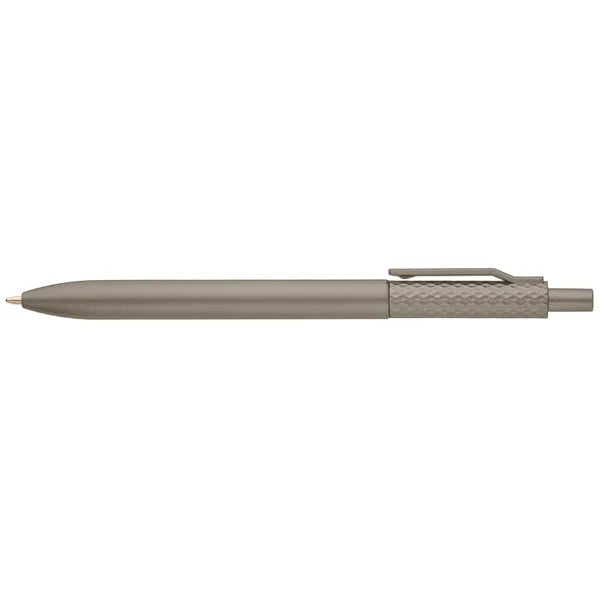 Vale Recycled Plastic Diamond Textured Metallic Pen-ColorJet