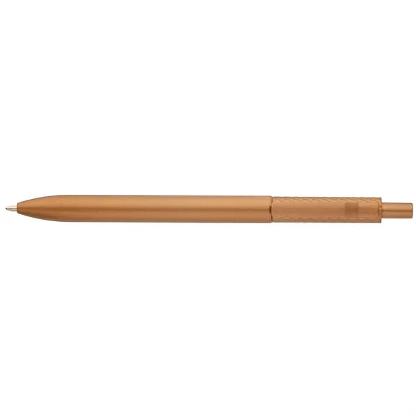Vale Recycled Plastic Diamond Textured Metallic Pen