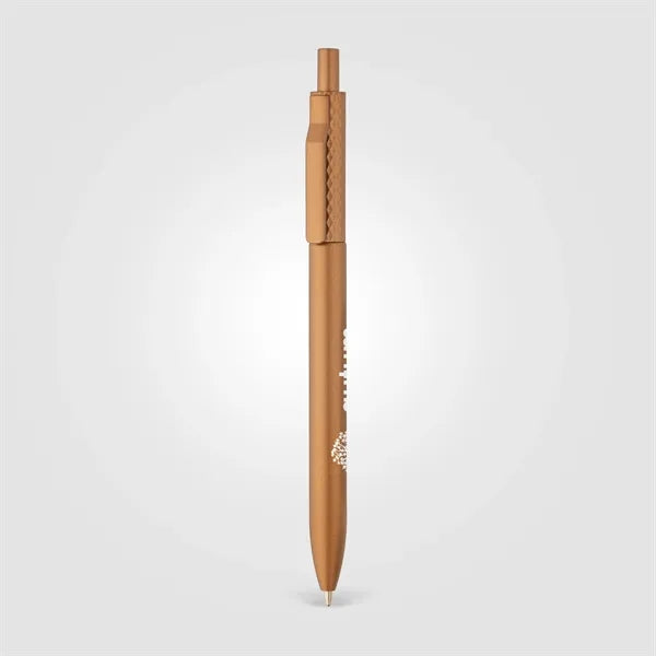 Vale Recycled Plastic Diamond Textured Metallic Pen