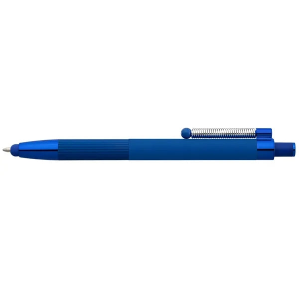 Lisbon Recycled Aluminum Monochrome Fidget Stylus Pen