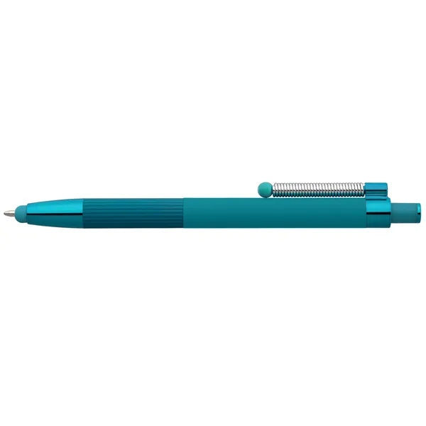 Lisbon Recycled Aluminum Monochrome Fidget Stylus Pen