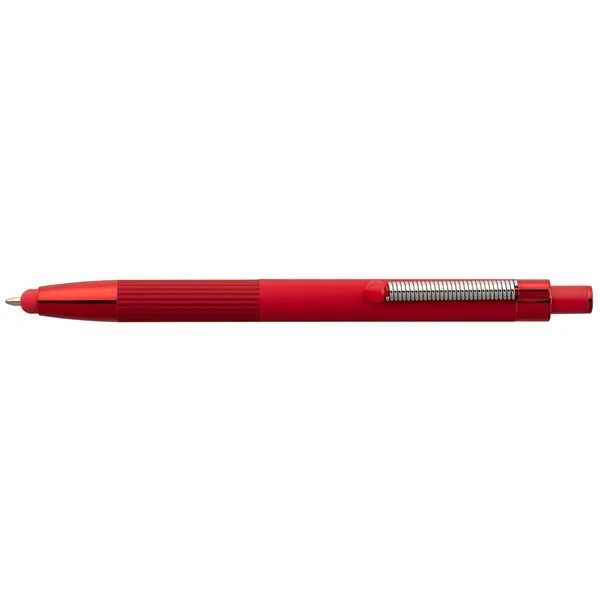 Lisbon Recycled Aluminum Monochrome Fidget Stylus Pen