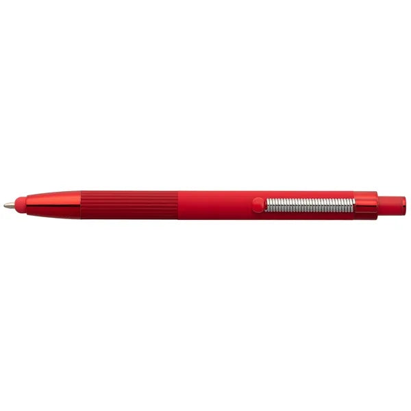 Lisbon Recycled Aluminum Monochrome Fidget Stylus Pen