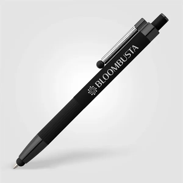 Lisbon Recycled Aluminum Monochrome Fidget Stylus Pen
