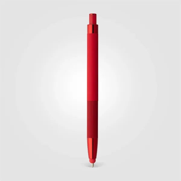 Lisbon Recycled Aluminum Monochrome Fidget Stylus Pen