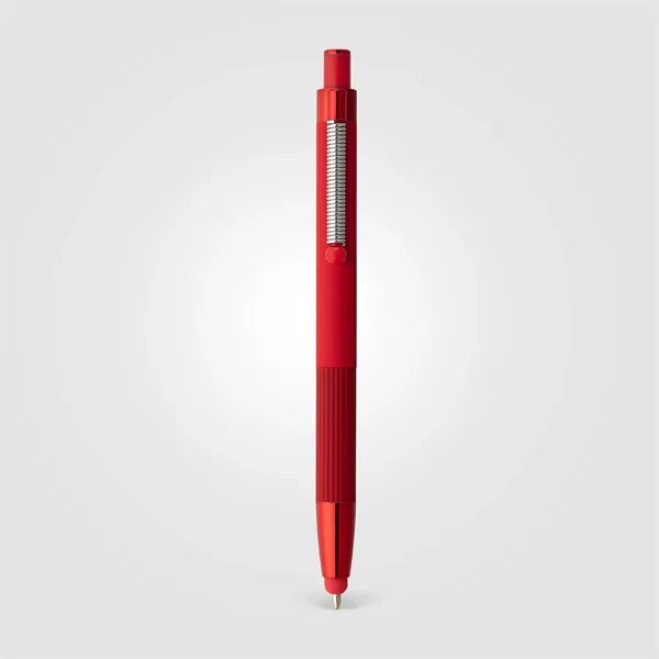 Lisbon Recycled Aluminum Monochrome Fidget Stylus Pen