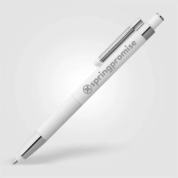 Lisbon Recycled Aluminum Monochrome Fidget Stylus Pen
