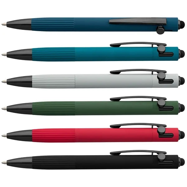 Saga Recycled Aluminum Bolt Action Stylus Pen - ColorJet