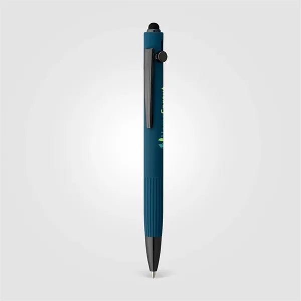 Saga Recycled Aluminum Bolt Action Stylus Pen - ColorJet