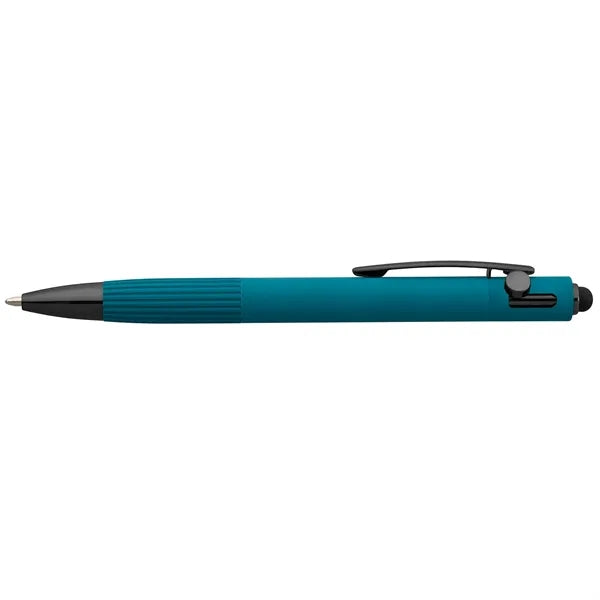 Saga Recycled Aluminum Bolt Action Stylus Pen - ColorJet