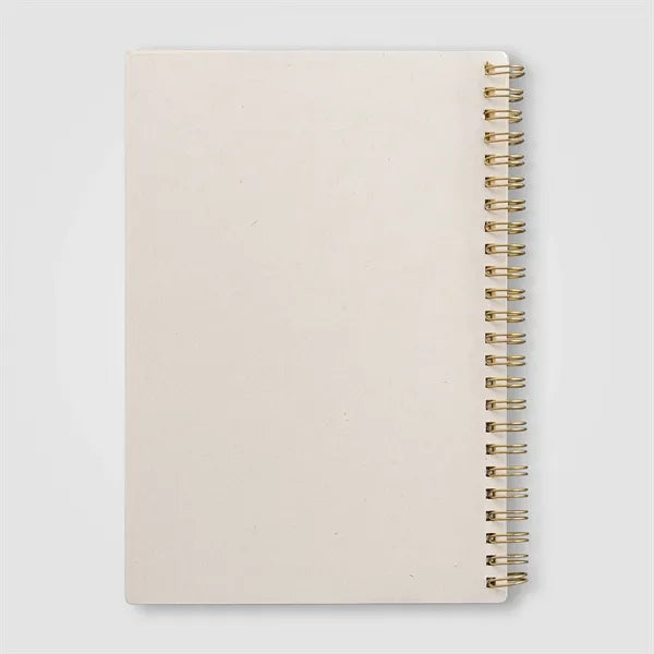 Lino FSC Paper Spiral Binding Vertical Pocket Notebook - A5