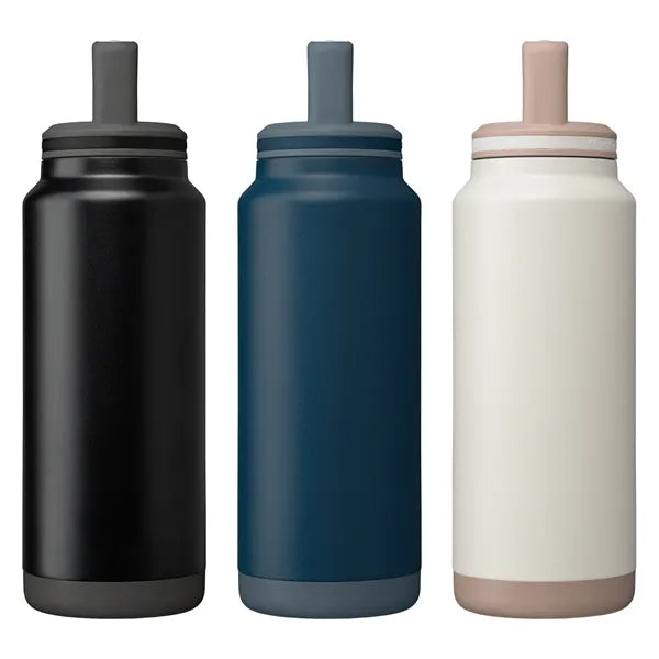 Grosche Alpine Stainless Steel Removable Straw Flip n' Sip