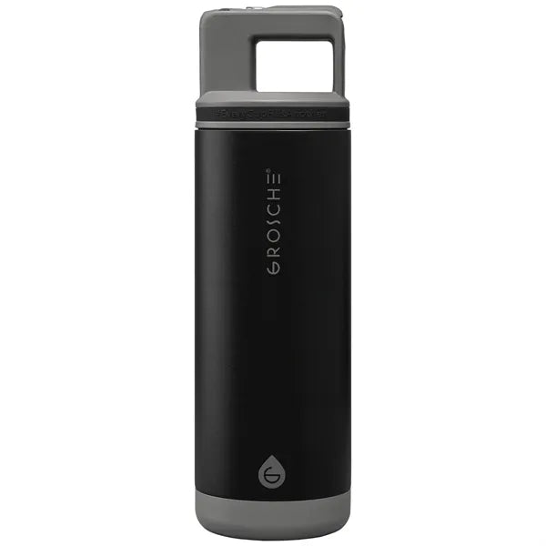 Grosche Alpine Stainless Steel Removable Straw Flip n' Sip