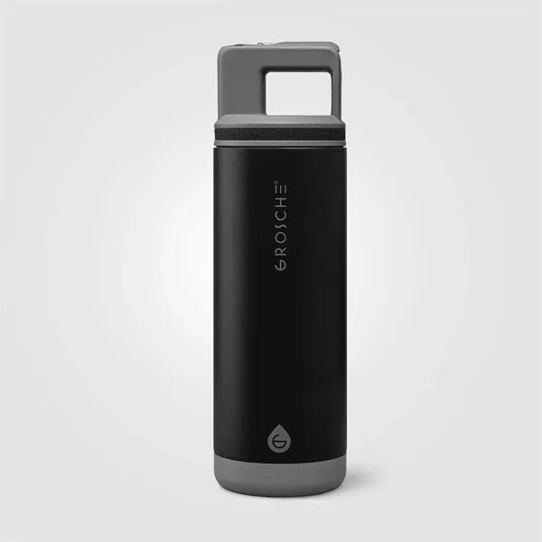 Grosche Alpine Stainless Steel Removable Straw Flip n' Sip
