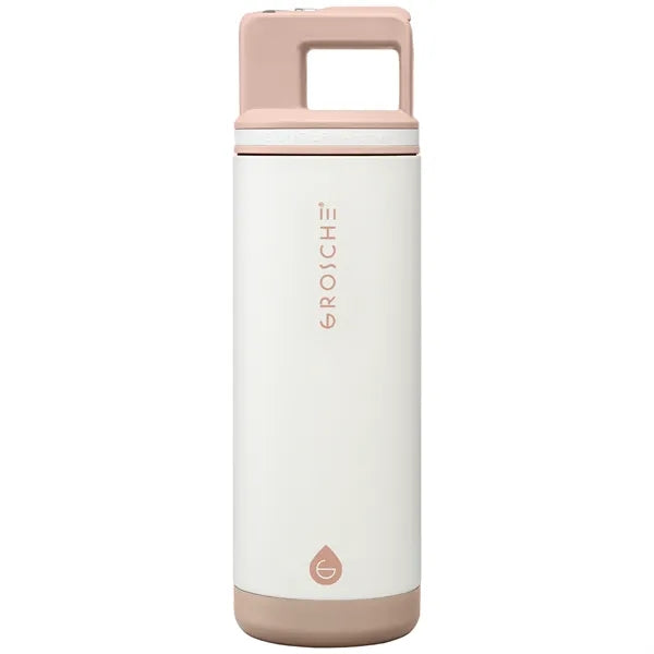 Grosche Alpine Stainless Steel Removable Straw Flip n' Sip