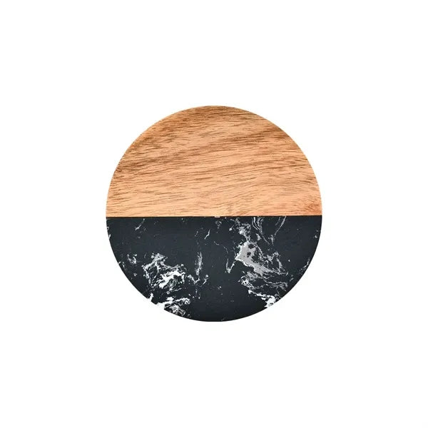 Resin Coaster Acacia Wood Cup Insulation Pad