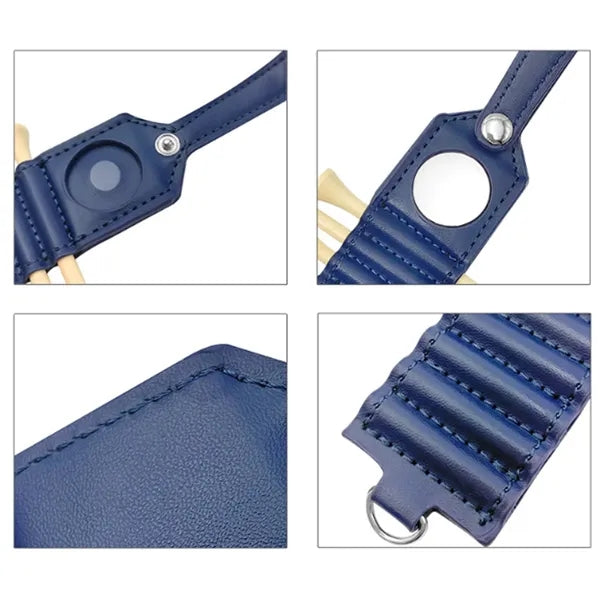 Portable Golf Tee Holder with Keyring Attachment