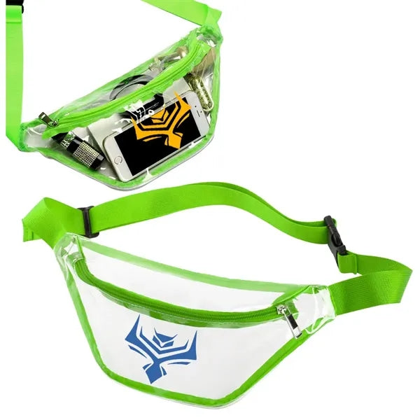 Clear Fanny Pack With Zipper Pocket