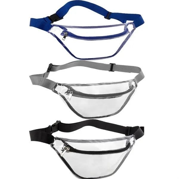 Clear Fanny Pack With Zipper Pocket
