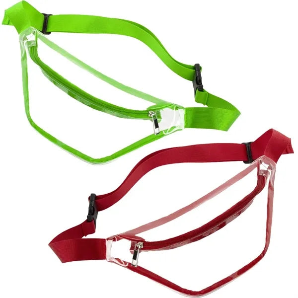Clear Fanny Pack With Zipper Pocket