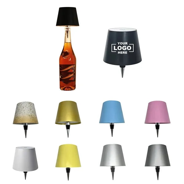 Wine Bottle Touch Lamp - Wireless, Rechargeable & Stylish