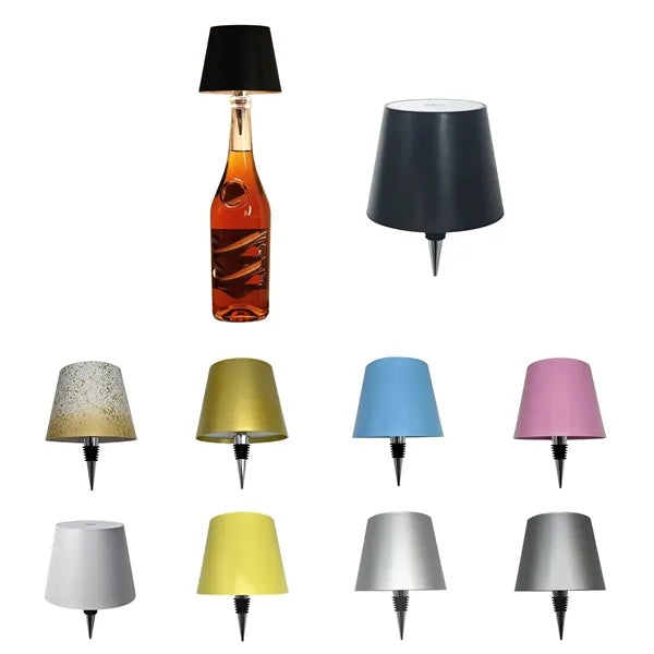 Wine Bottle Touch Lamp - Wireless, Rechargeable & Stylish