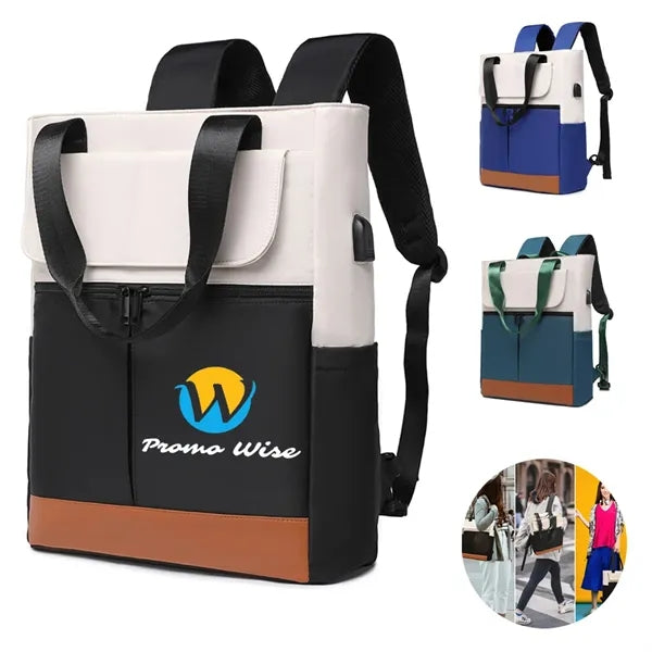 15.6 Inch Multifunctional Outdoor Backpack with USB Port
