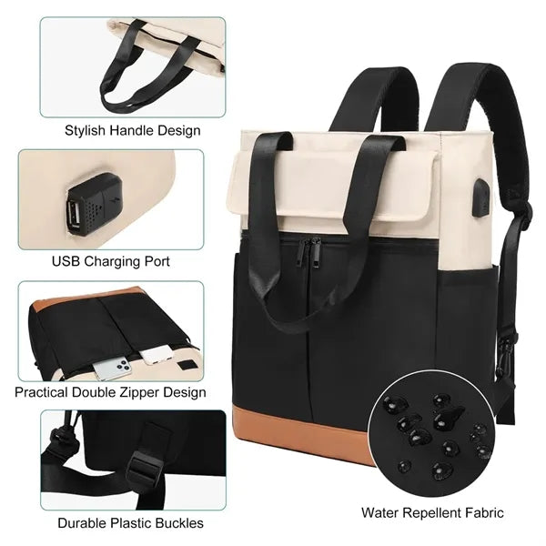 15.6 Inch Multifunctional Outdoor Backpack with USB Port