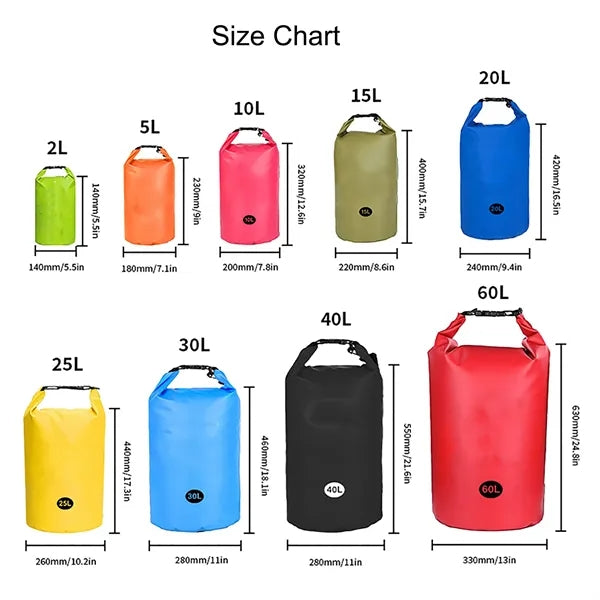 10L Waterproof Dry Bag for Outdoor Activities