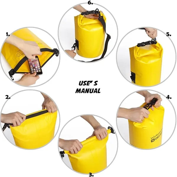 10L Waterproof Dry Bag for Outdoor Activities