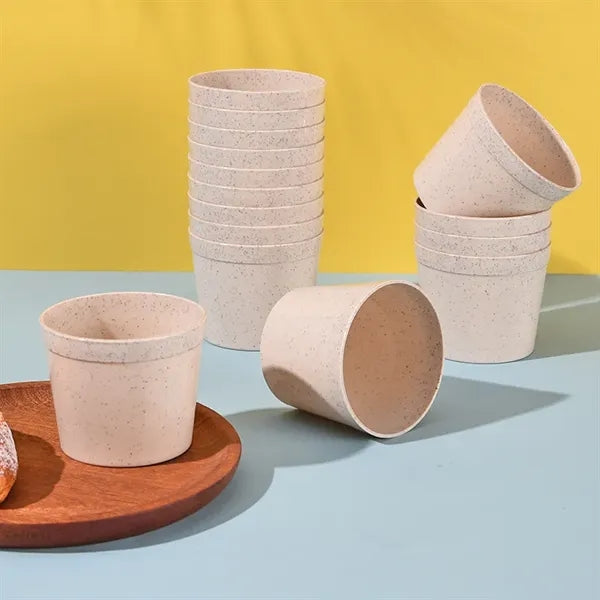 Stadium Biodegradable Wheat Straw Cup Bulk Trade Show