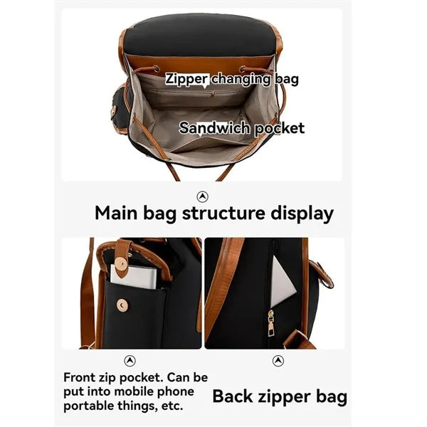 Large Capacity Stylish Oxford Travel Waterproof Backpack