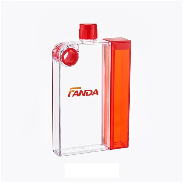 Portable Clear Square Water Bottle