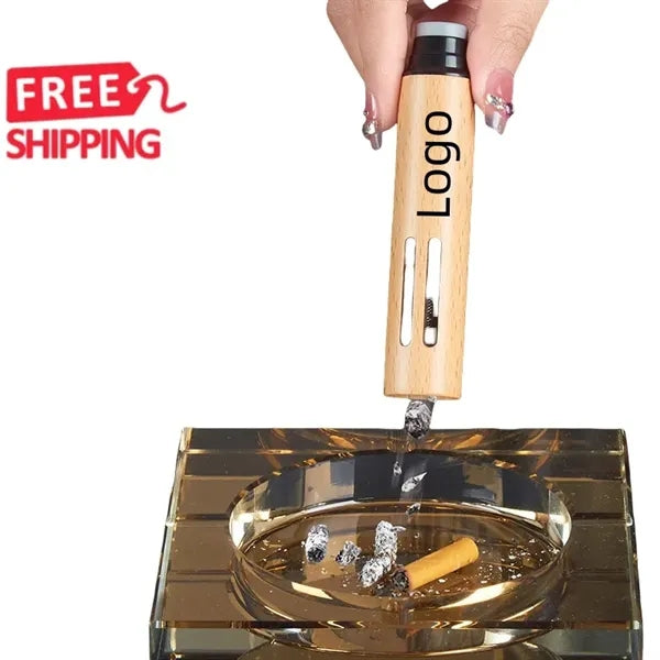 Handmade Wooden Portable Car Ashtray