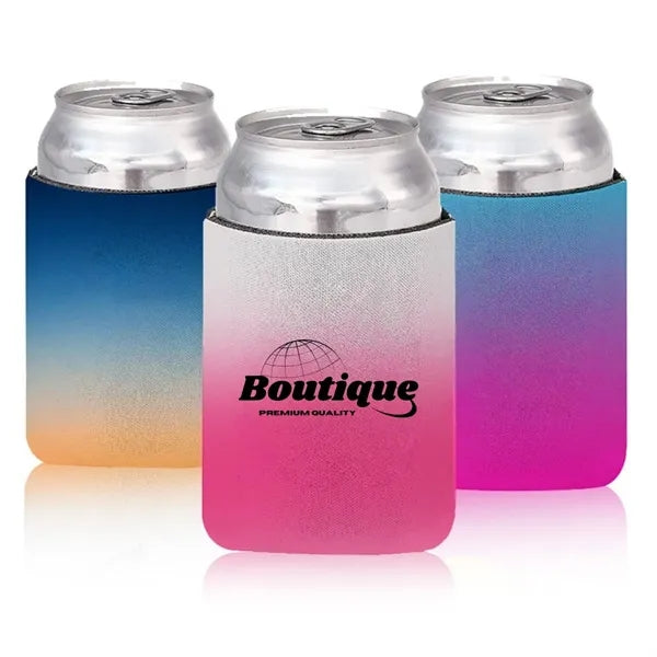Ombre Neoprene Can Cooler Sleeves In Multiple Sizes