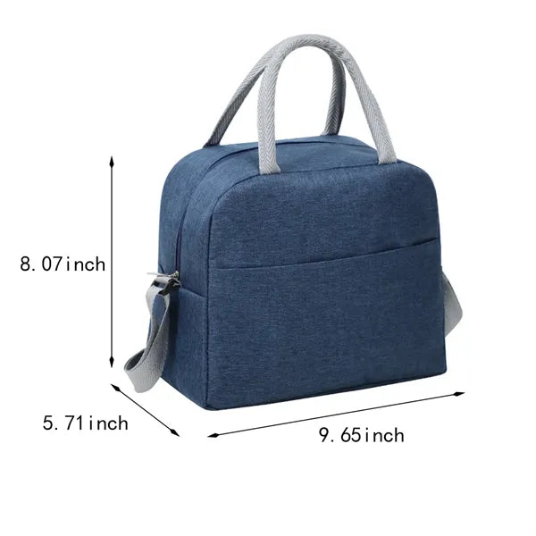 Large capacity picnic office insulated lunch cooler tote bag