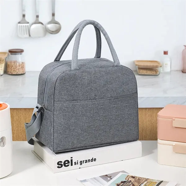 Large capacity picnic office insulated lunch cooler tote bag