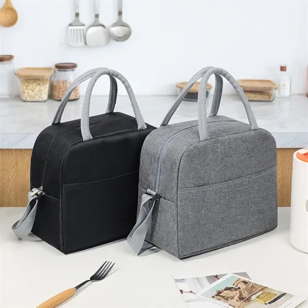 Large capacity picnic office insulated lunch cooler tote bag