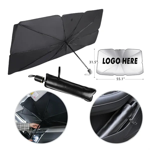 Telescopic Folding Car Sunshade Umbrella