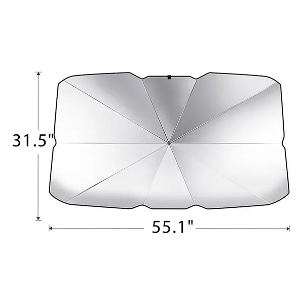 Telescopic Folding Car Sunshade Umbrella