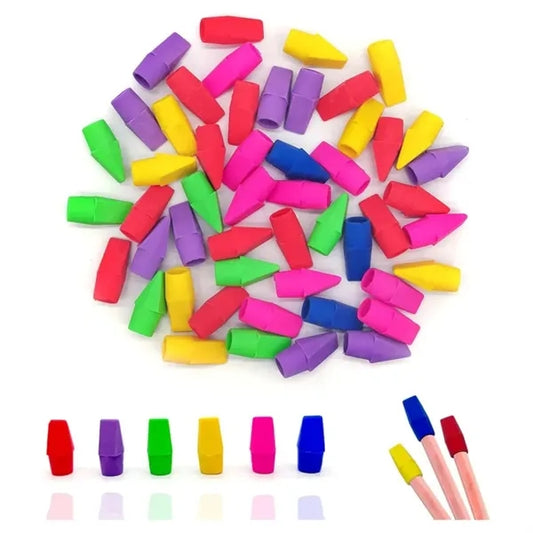 Colorful Pencil Tips Rubber Cap Eraser