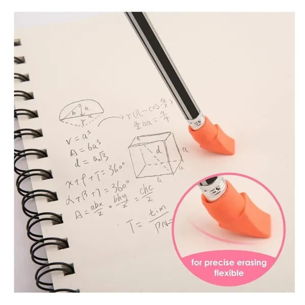 Colorful Pencil Tips Rubber Cap Eraser
