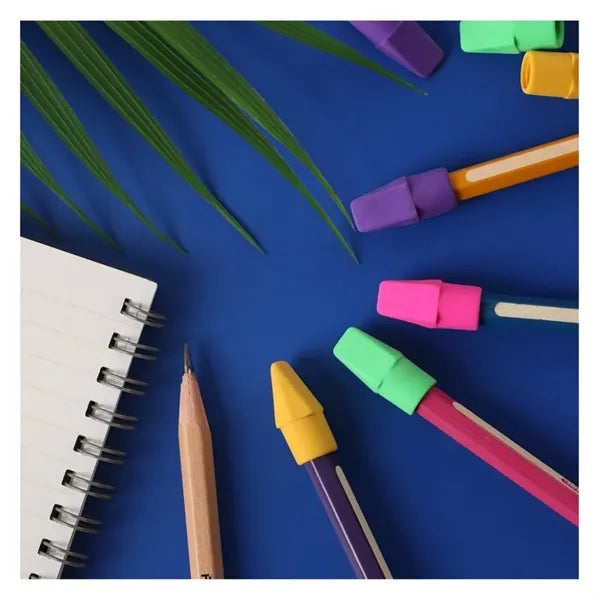 Colorful Pencil Tips Rubber Cap Eraser