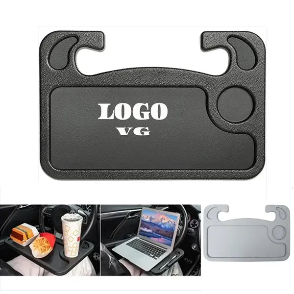 Car Steering Wheel Tray Desk For Meal Drink And Work