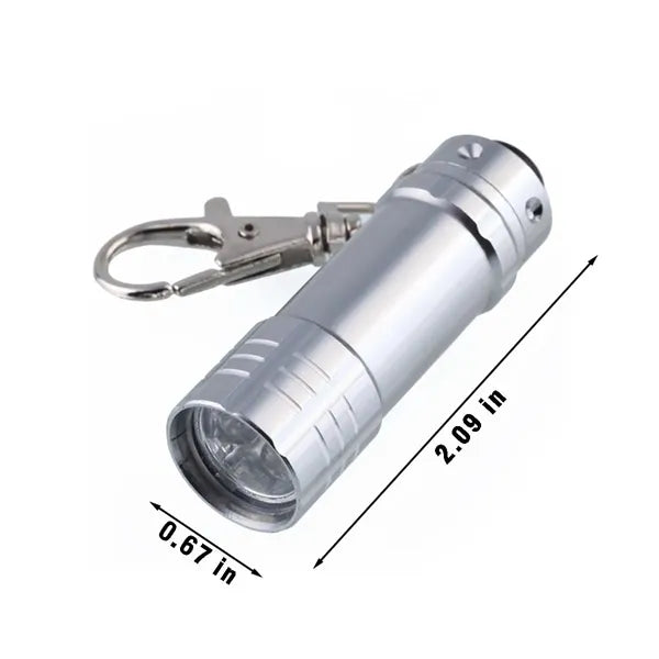 Camping hiking outdoor portable keychain mini flashlight
