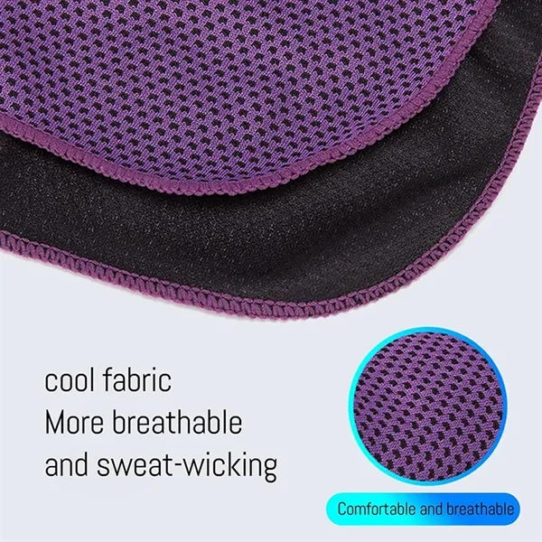 35"x12" Polyester Microfiber Cooling Towel with Storage Box